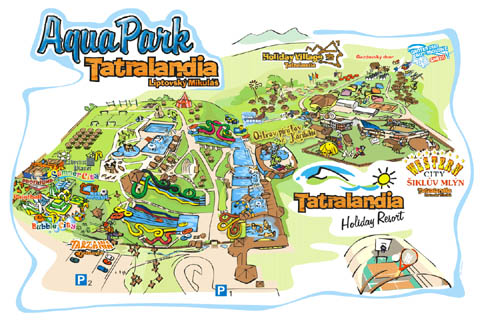 Mapa Tatralandie