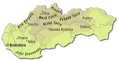 Mapa Slovenska